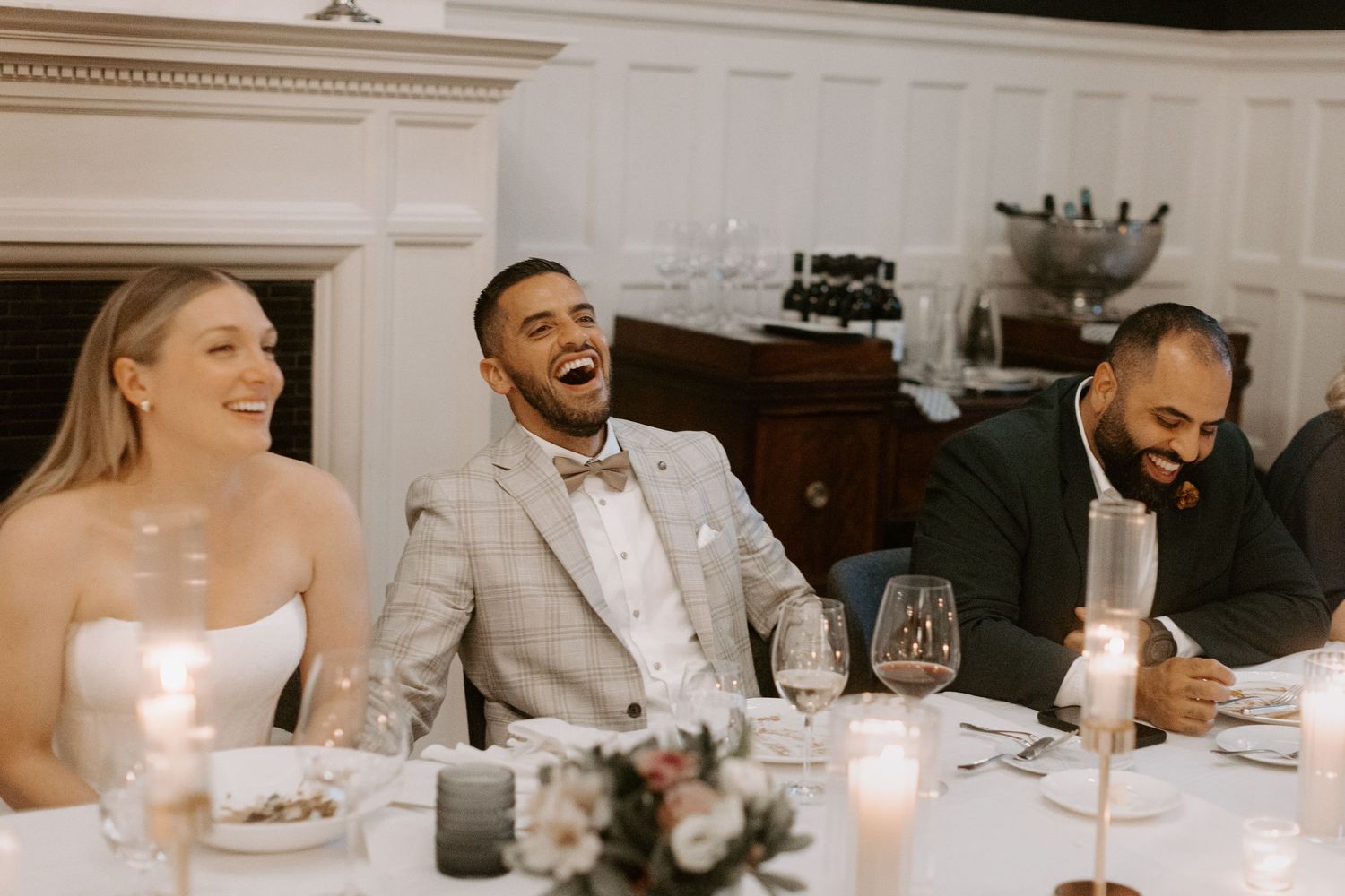 An intimate wedding - candidly photographed by Cassie Cetlin - at Langdon Hall.