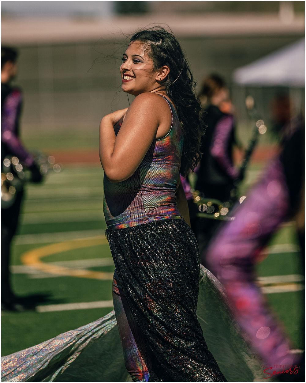 Phoenix Marching Band Senior Banners top 10 best Pictures group photos halftime performance images Anjeanette Photography senior ABODA AZMBA