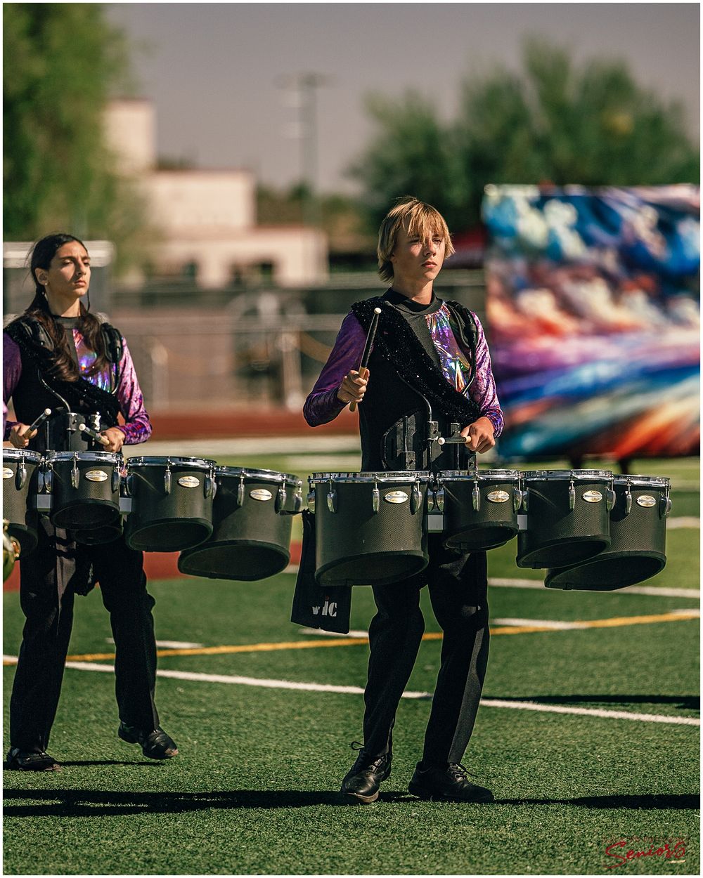 Phoenix Marching Band Senior Banners top 10 best Pictures group photos halftime performance images Anjeanette Photography senior ABODA AZMBA