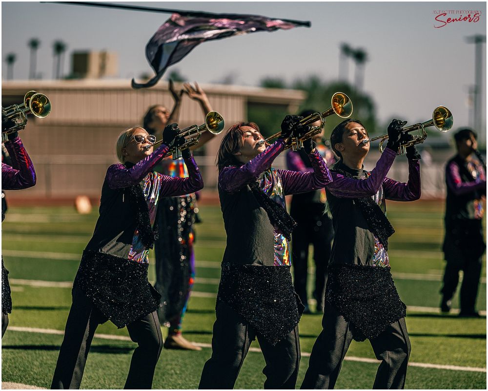 Phoenix Marching Band Senior Banners top 10 best Pictures group photos halftime performance images Anjeanette Photography senior ABODA AZMBA