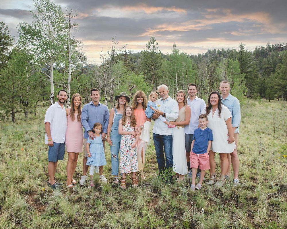 family photo in Colorado