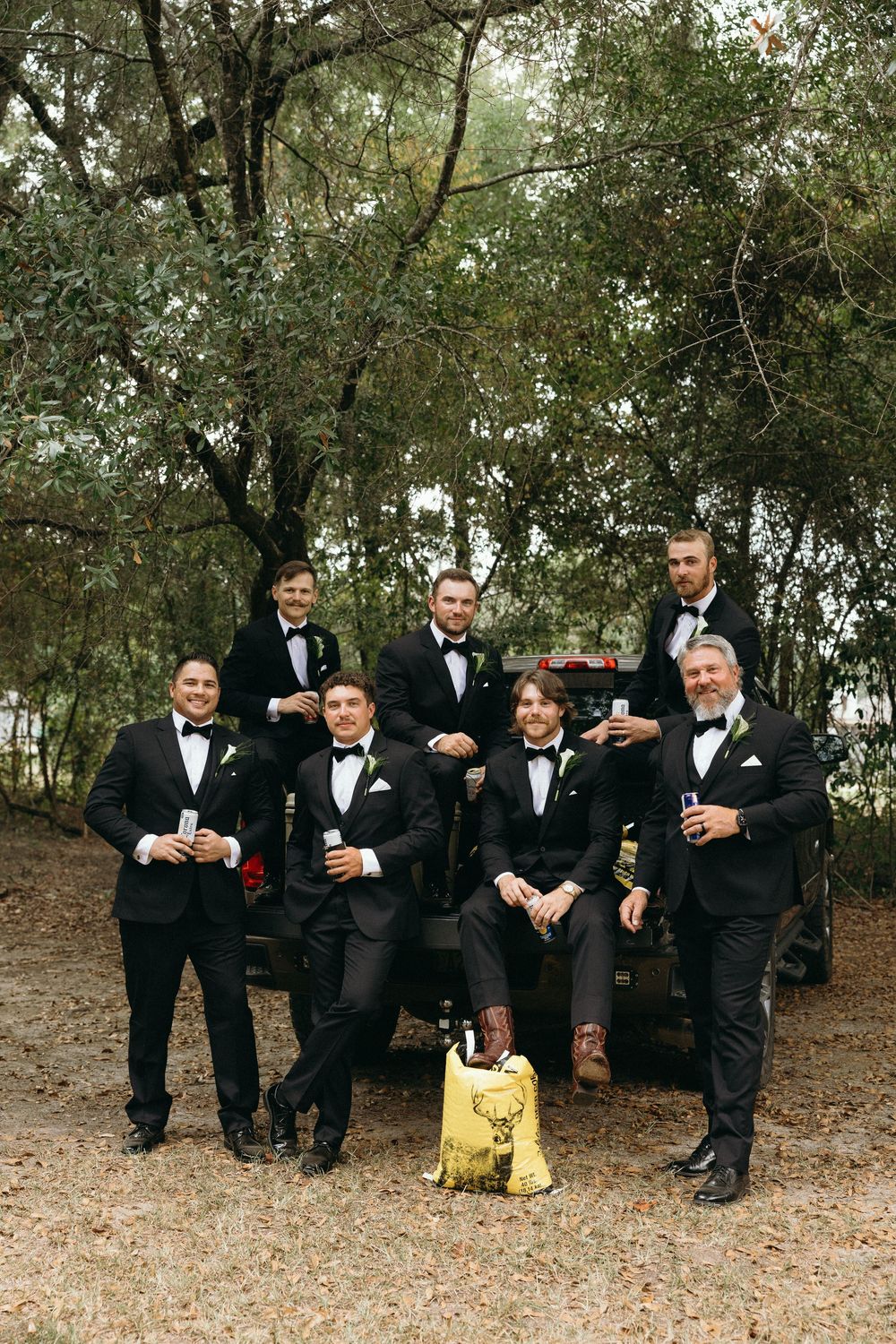 Groomsmen candid shots at The Elms of Coosada in Coosada, Alabama