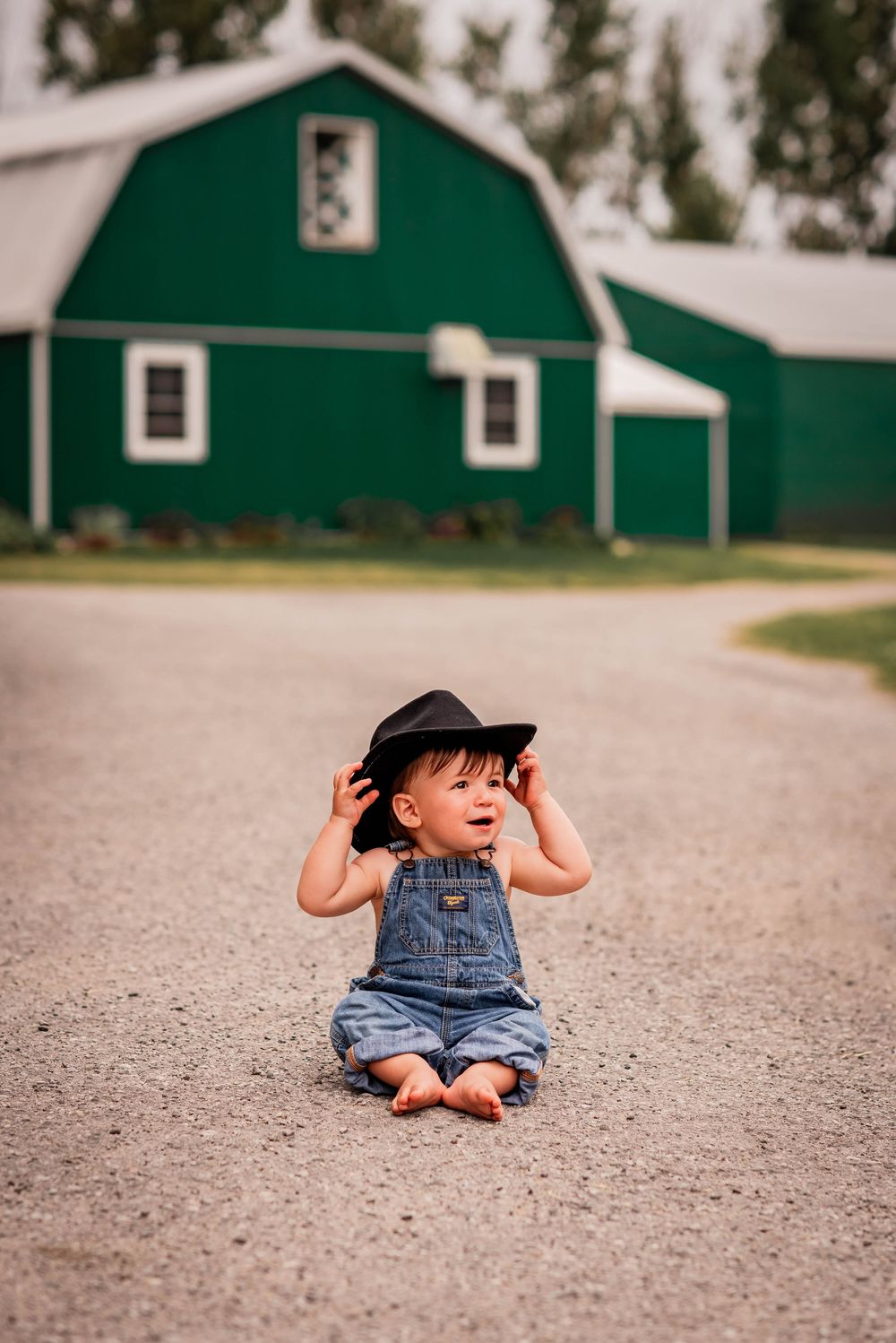 First birthday celebration on a family farm in Uxbridge, Ontario.