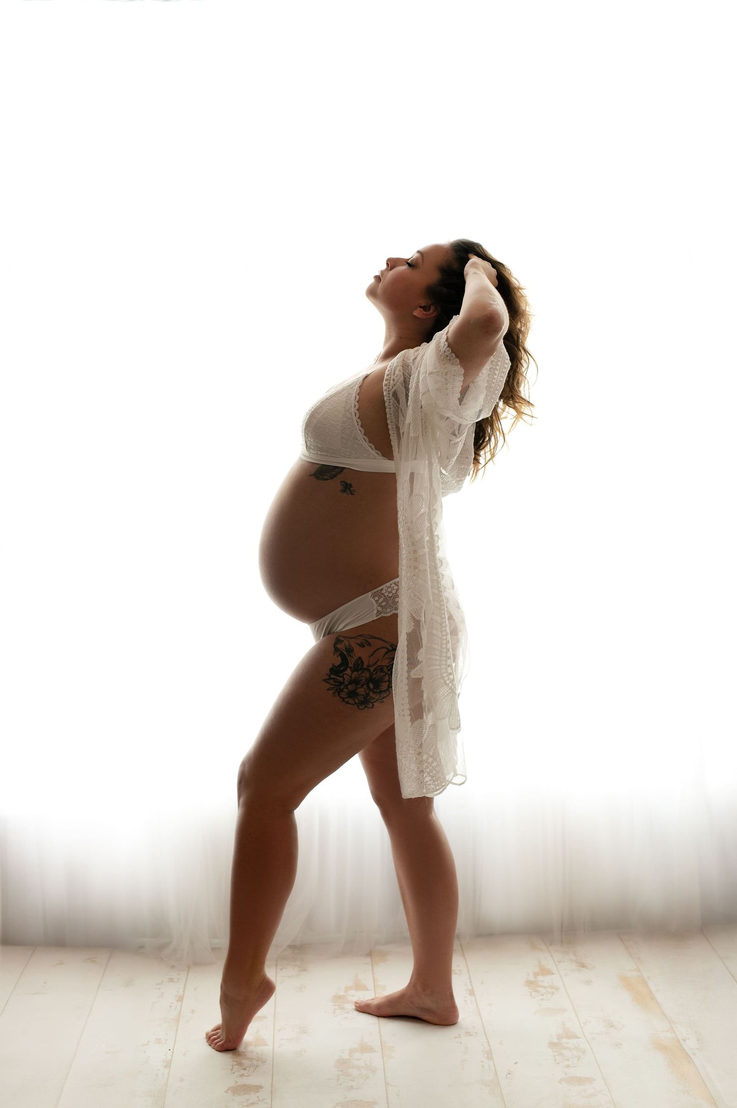 Séance photo grossesse au studio à Villers Saint-Barthélemy proche Gisors