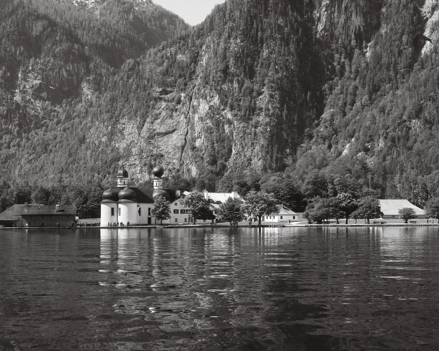 Lake Königssee and St. Bartholomä