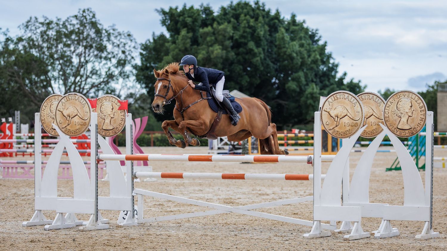 Jake McEvoy & Sandhills Swing at the Sydney International Showjumping Classic. © Simon Scully 2026.