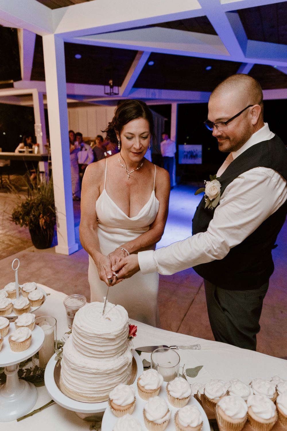 Wedding Photography Hamilton Ohio summer backyard wedding portraits by Vicci Photo Dayton Ohio Photographer Victoria Wooton