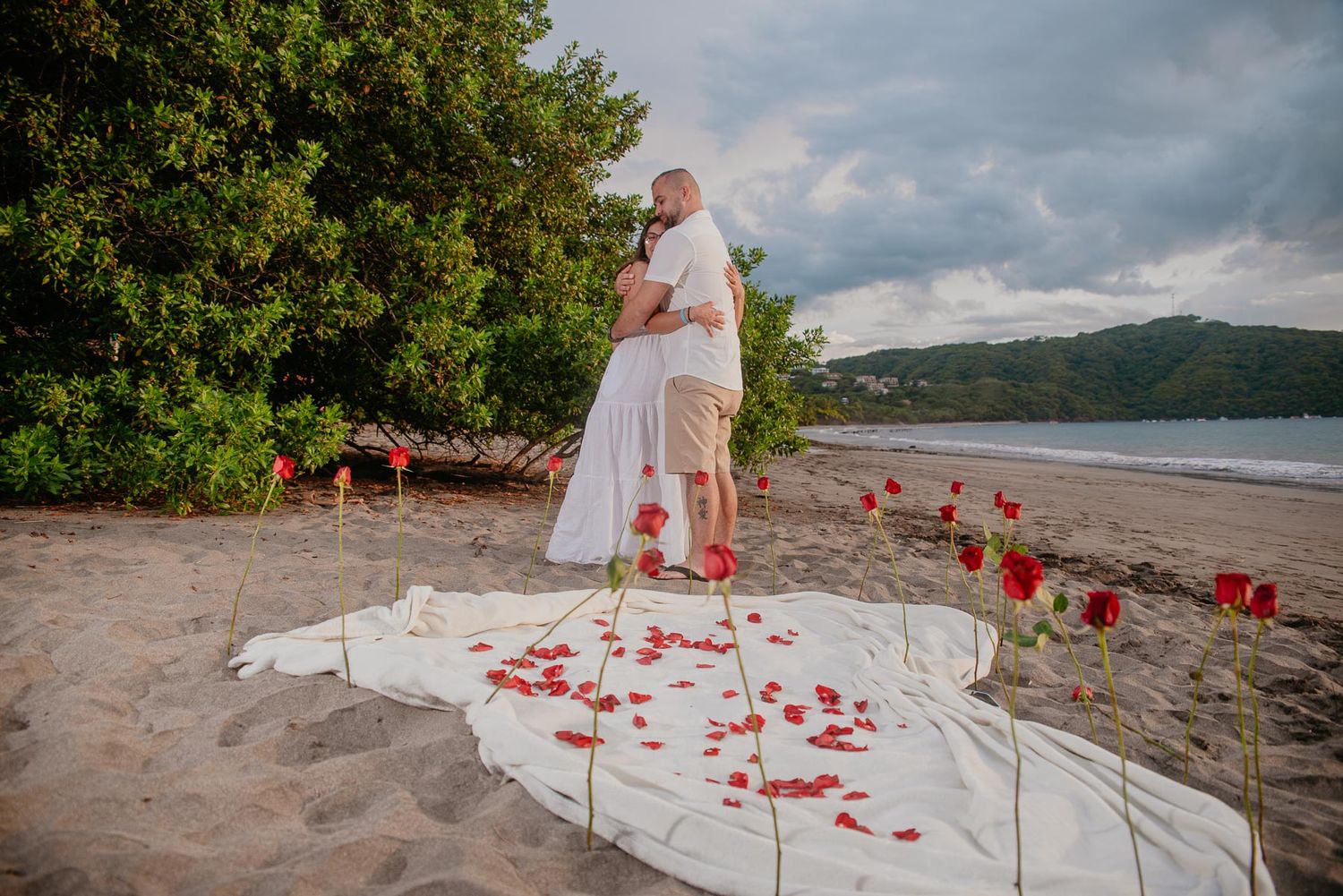 Beach proposal overlooking the ocean in Playas del Coco Costa Rica