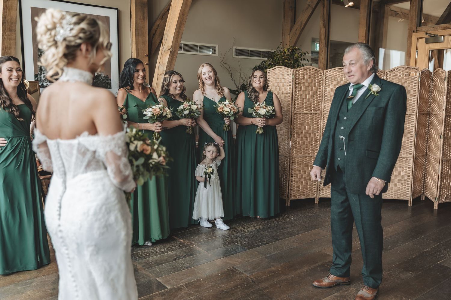 Natural wedding moment captured during documentary photography on a wedding day.