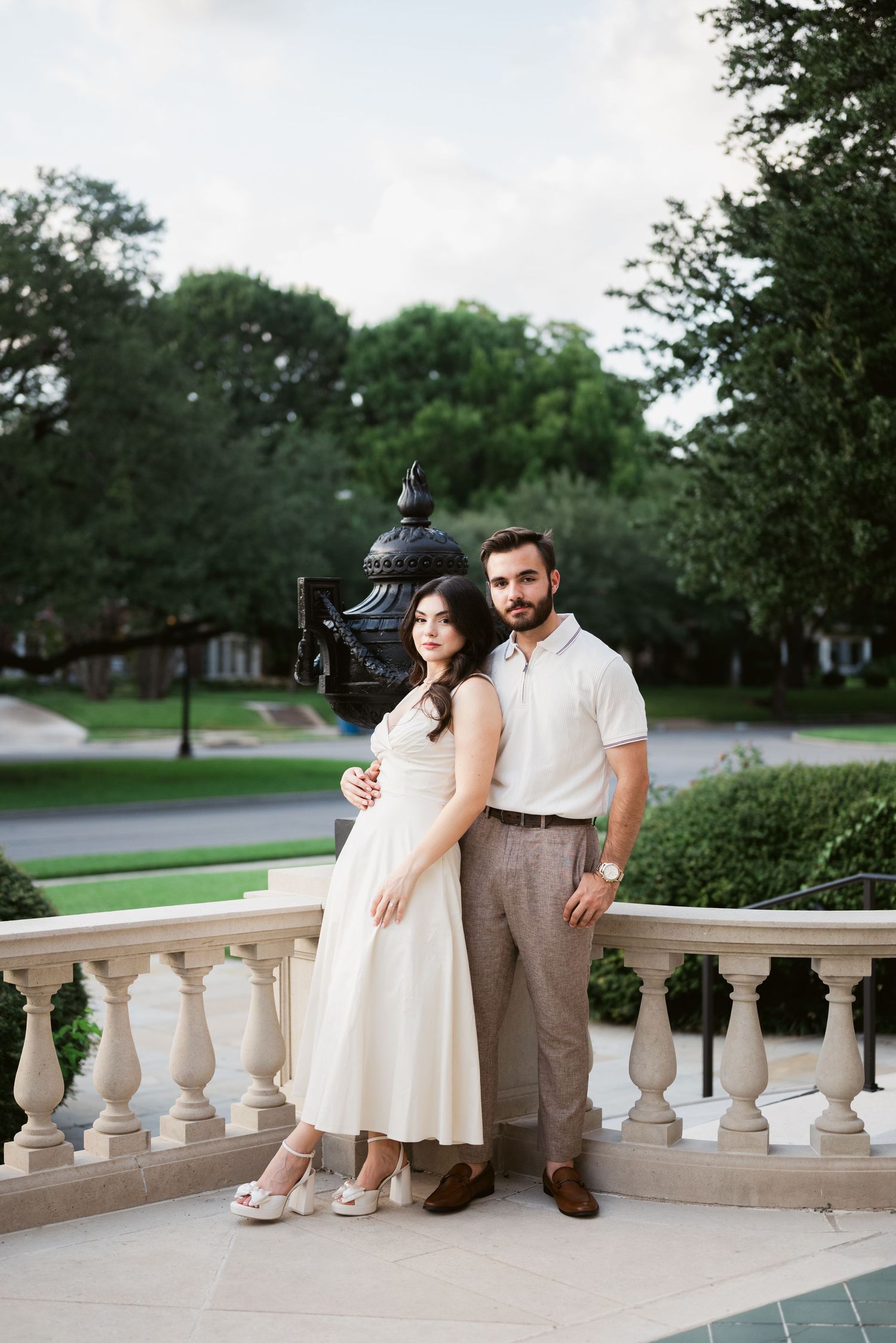 Aldredge House engagement photography in Dallas Texas.