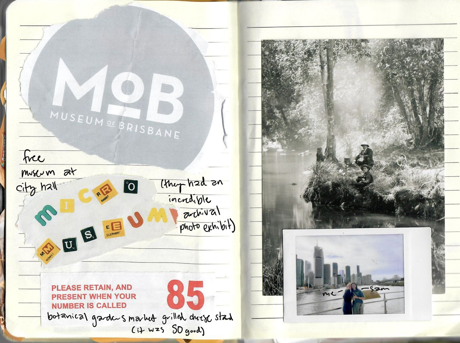 A collage of social media posts and photos arranged in a horizontal strip showing urban scenes and text overlays.