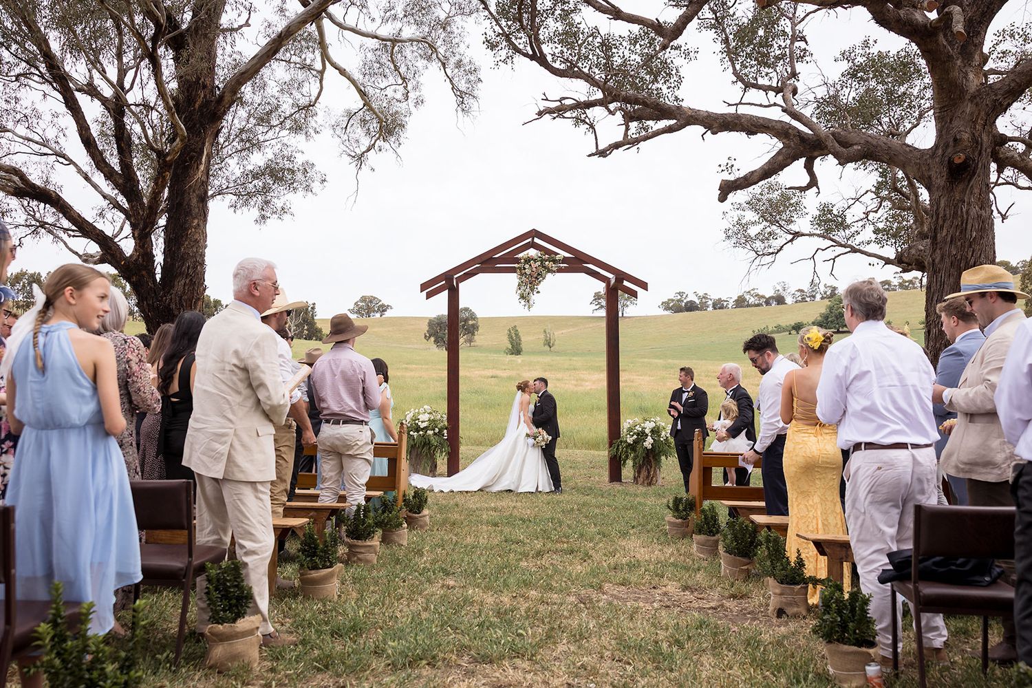 Wedding Photos from Emily and James's Lurg Farm Wedding day in North East Victoria.