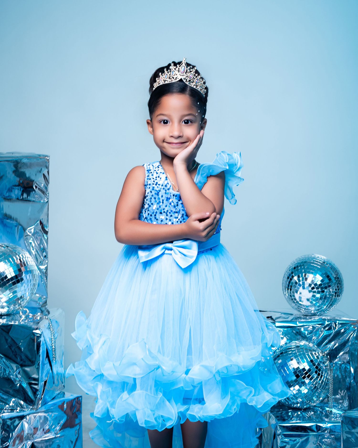 Sesión de  fotos niña estudio
