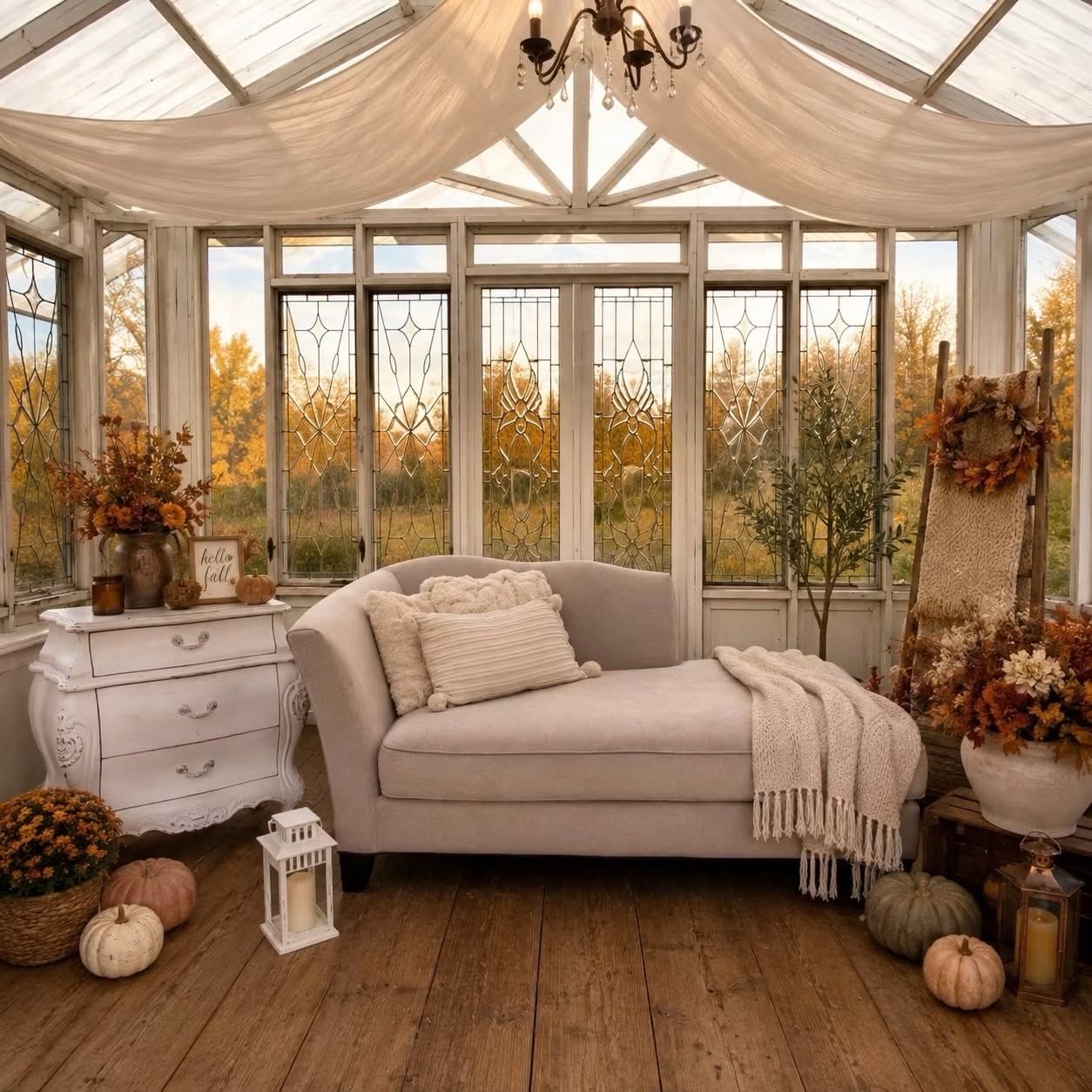 Country View Photos Glass house Fall set up in Dimondale, MI
