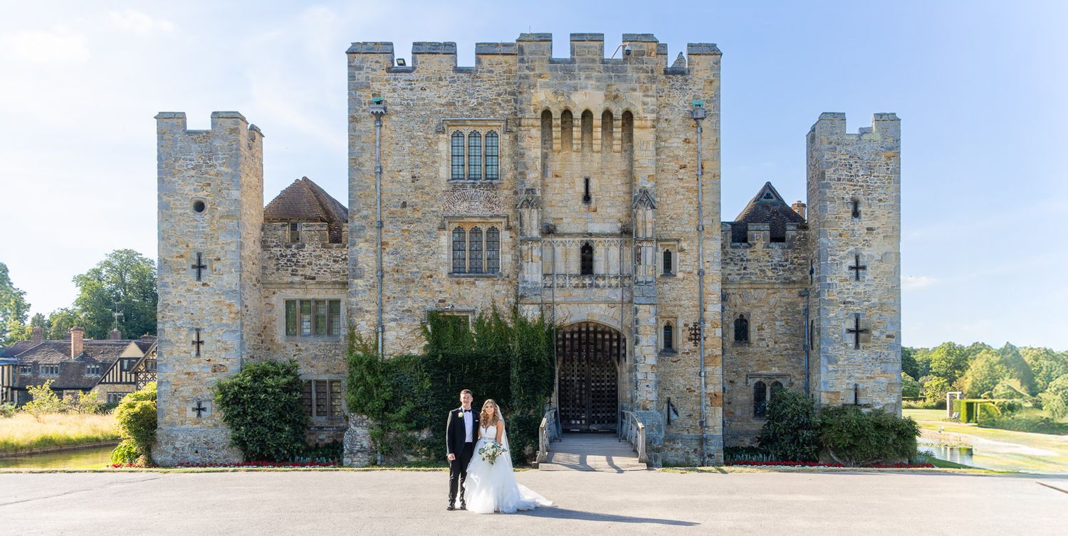 Hever Castle wedding photography by Alan Harbord