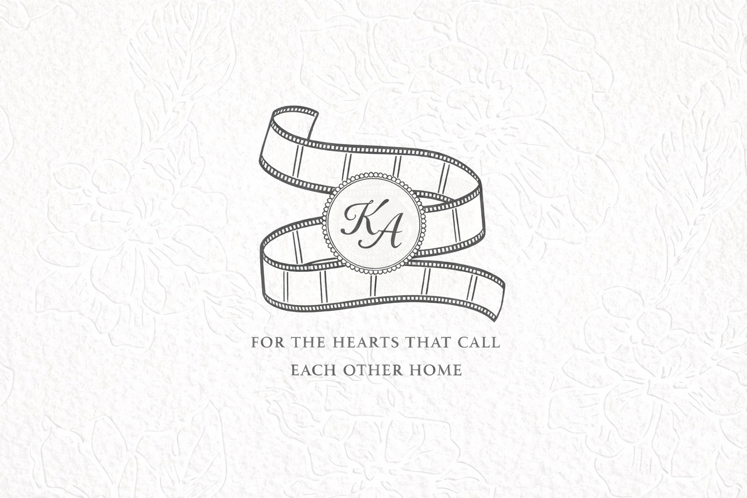 Simple black and white text logo design on white background.