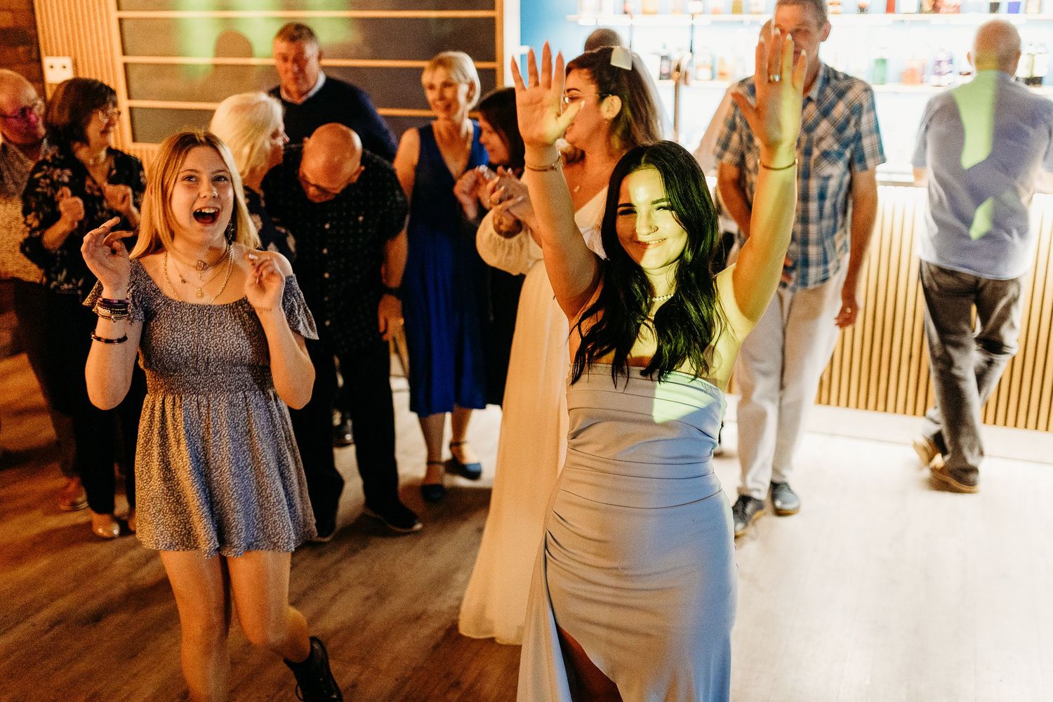Wedding Party at The Mill, Wakefield by Chelle Lundy Photography, Yorkshire Documentary Reportage Style Candid Party Vibes