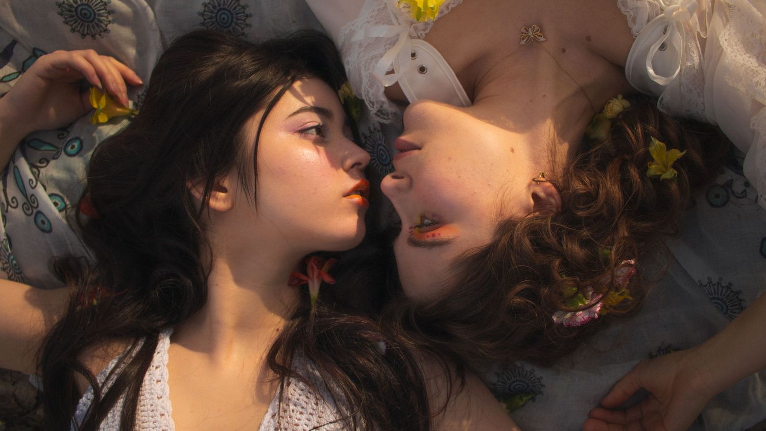 Beautiful golden hour lgbtq fairy nymph themed photoshoot