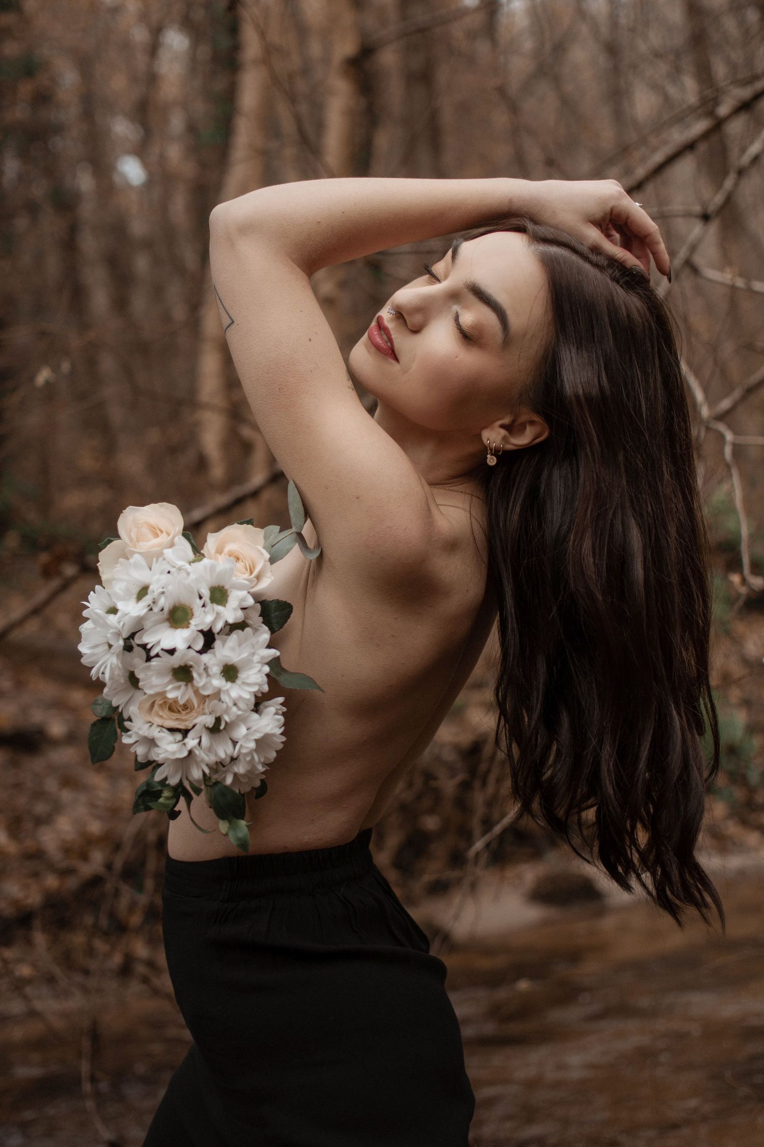 Black lace floral embroidered sheer balconette bra with scalloped trim detailing.