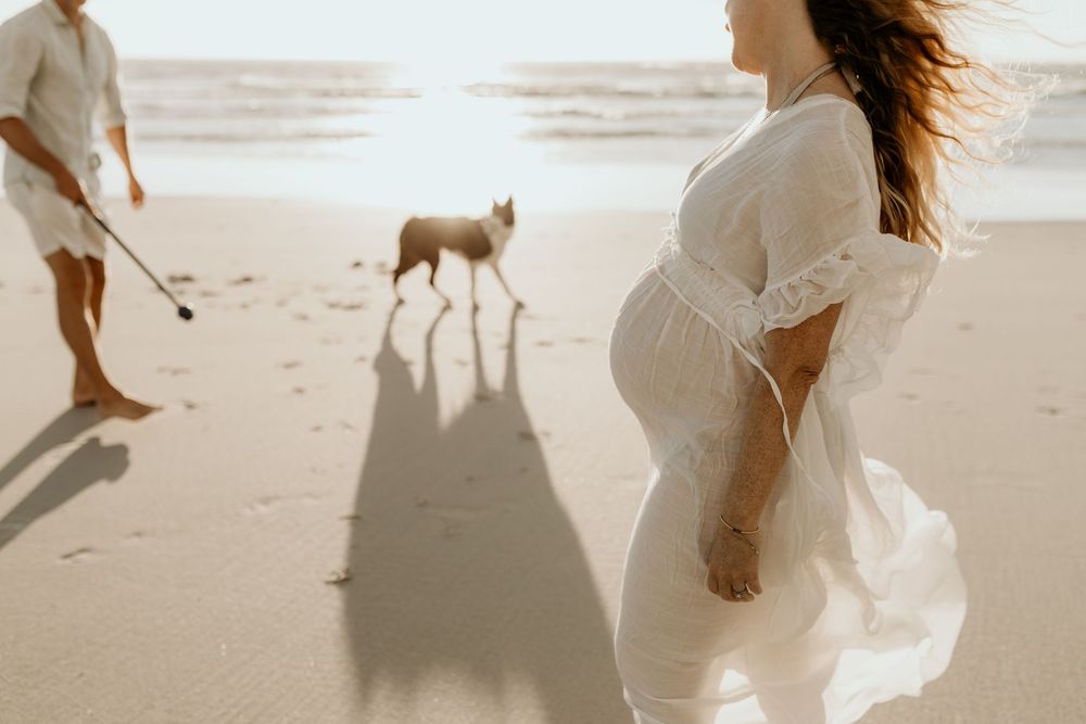 Maternity photoshoot on the beach in Cape Town
