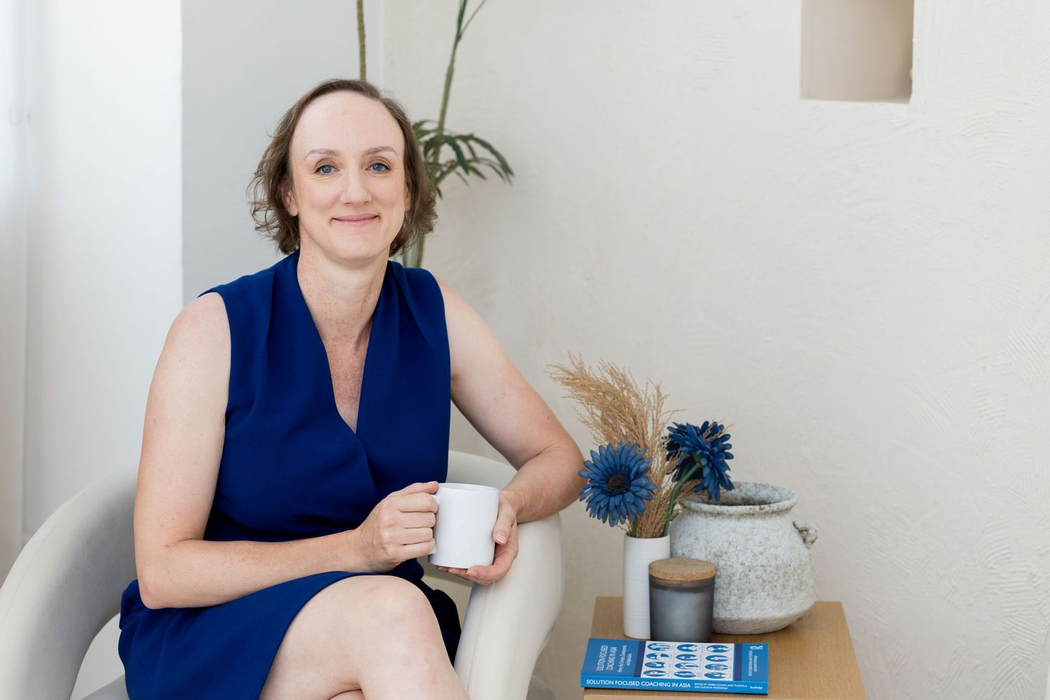 psychologist author and speaker personal branding shoot in Singapore with Rebecca Downie