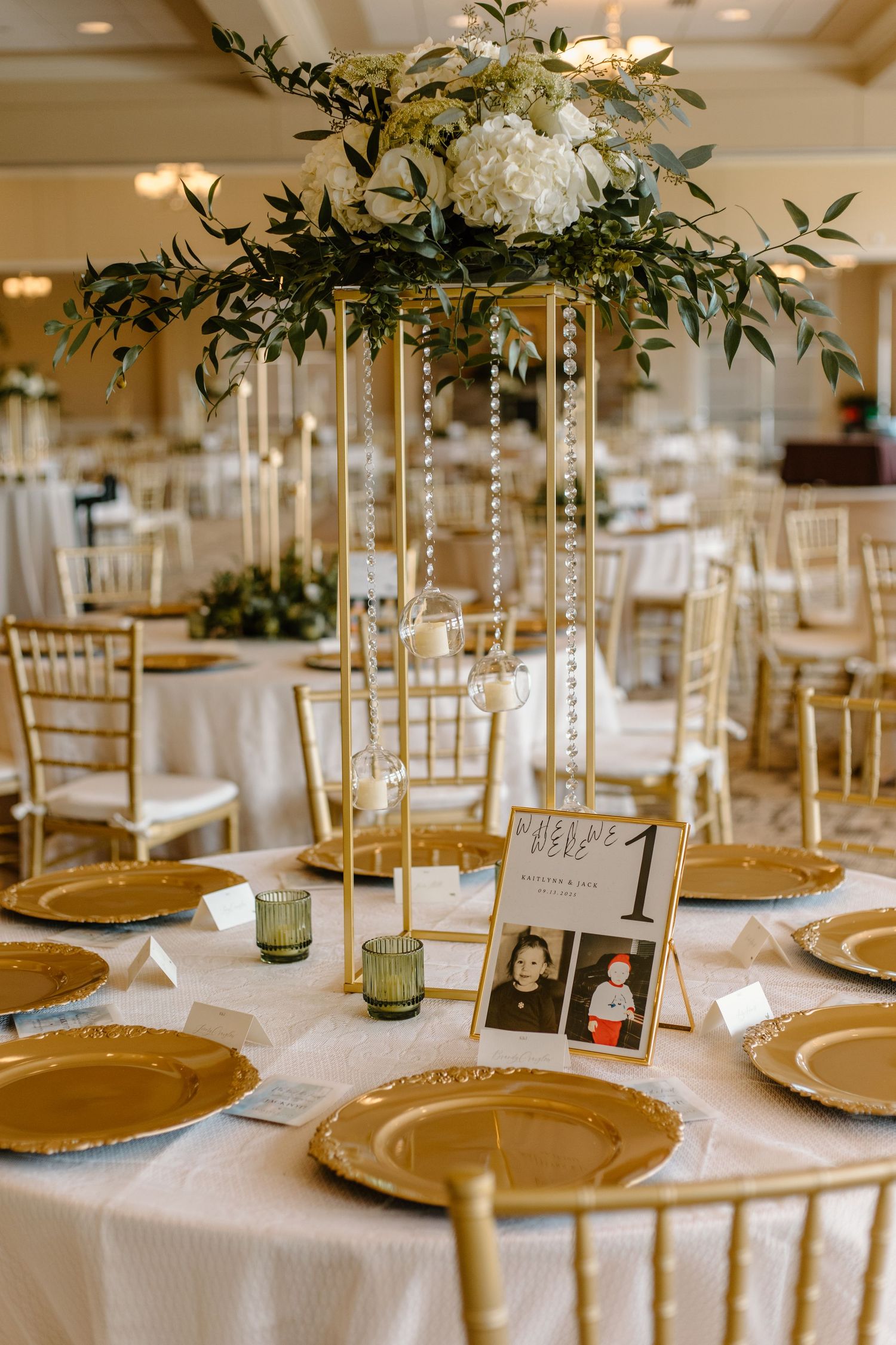 Cooper Creek reception ballroom elegant Cincinnati wedding