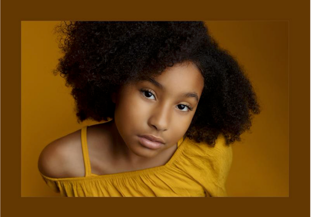 Studio portrait photography