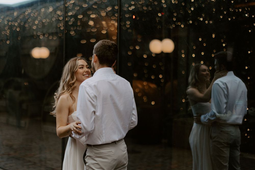 distillery and polson pier engagement photography session in downtown toronto,
