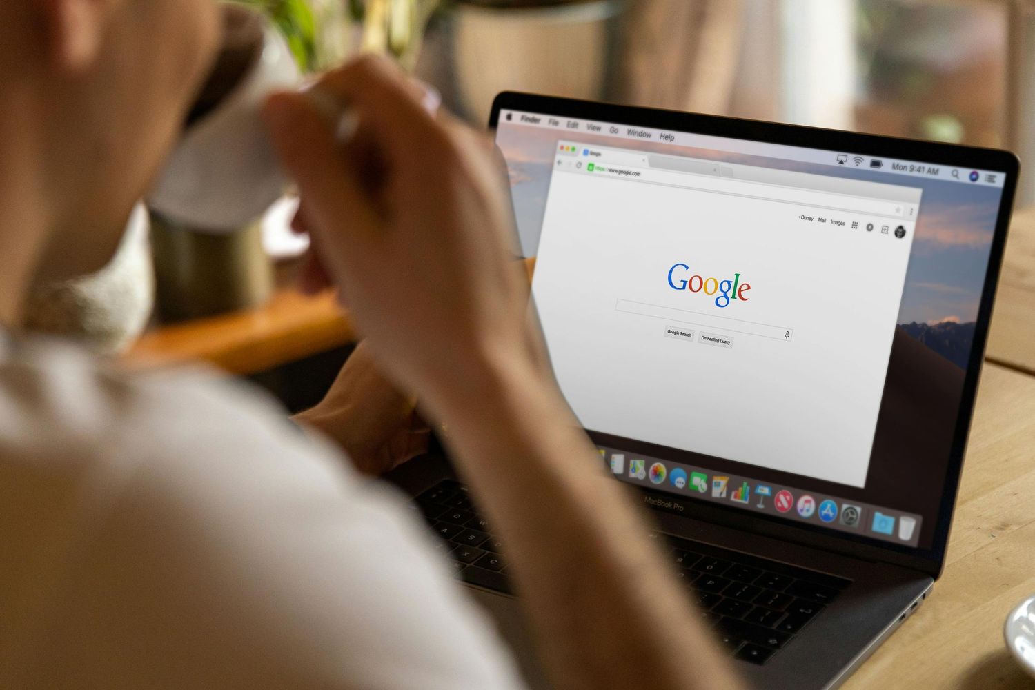 Photo of Laptop displaying google ads.