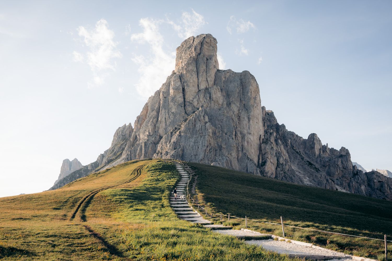 passo giau et ses escaliers