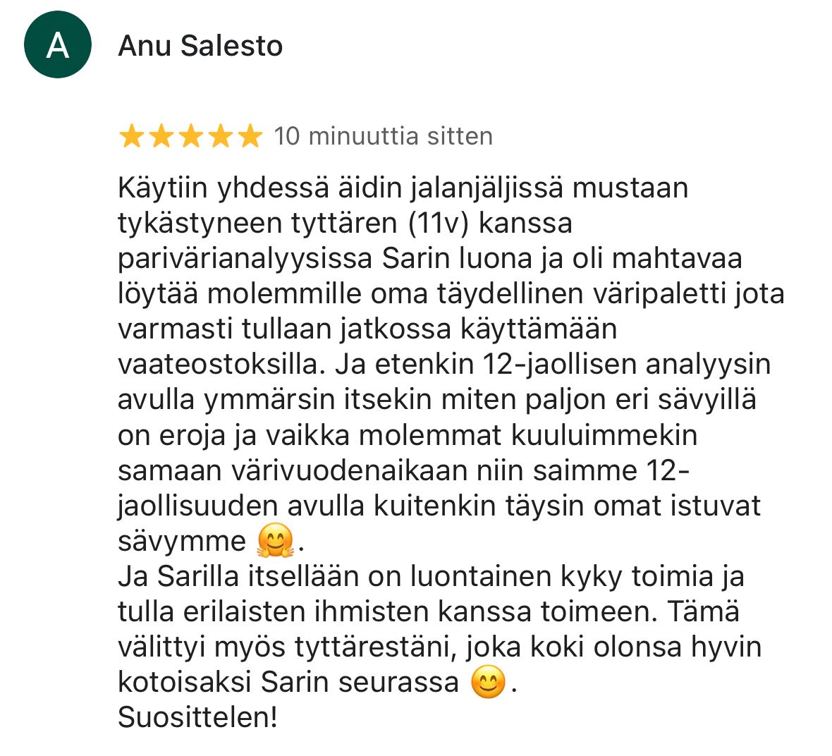 Paras Värianalyysi Helsinki