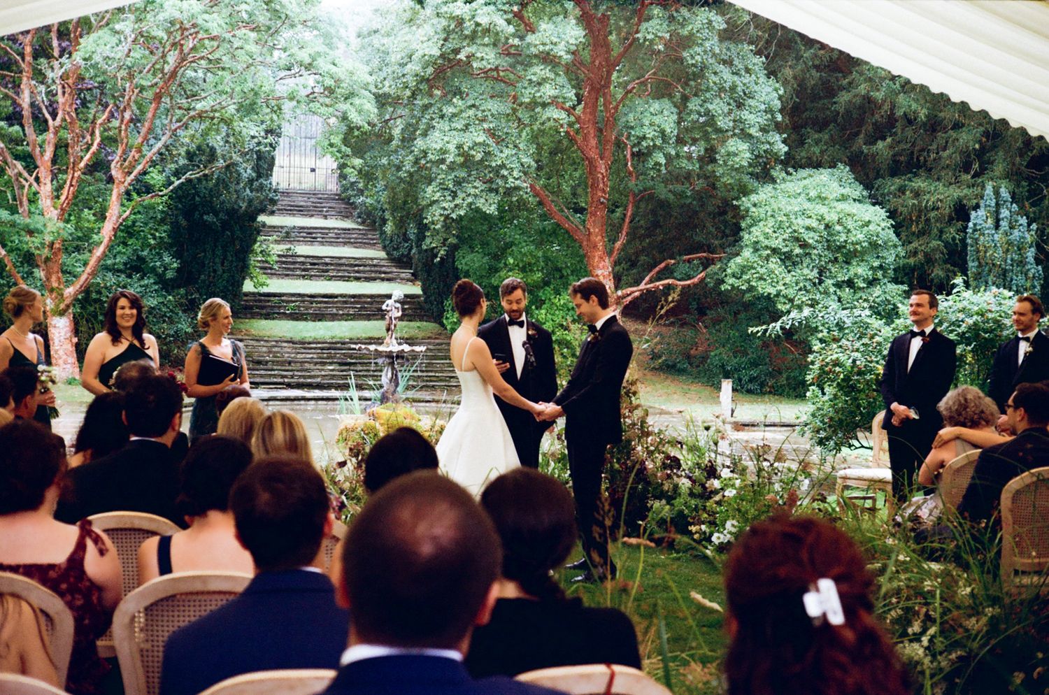 Bride & groom during at ceremony