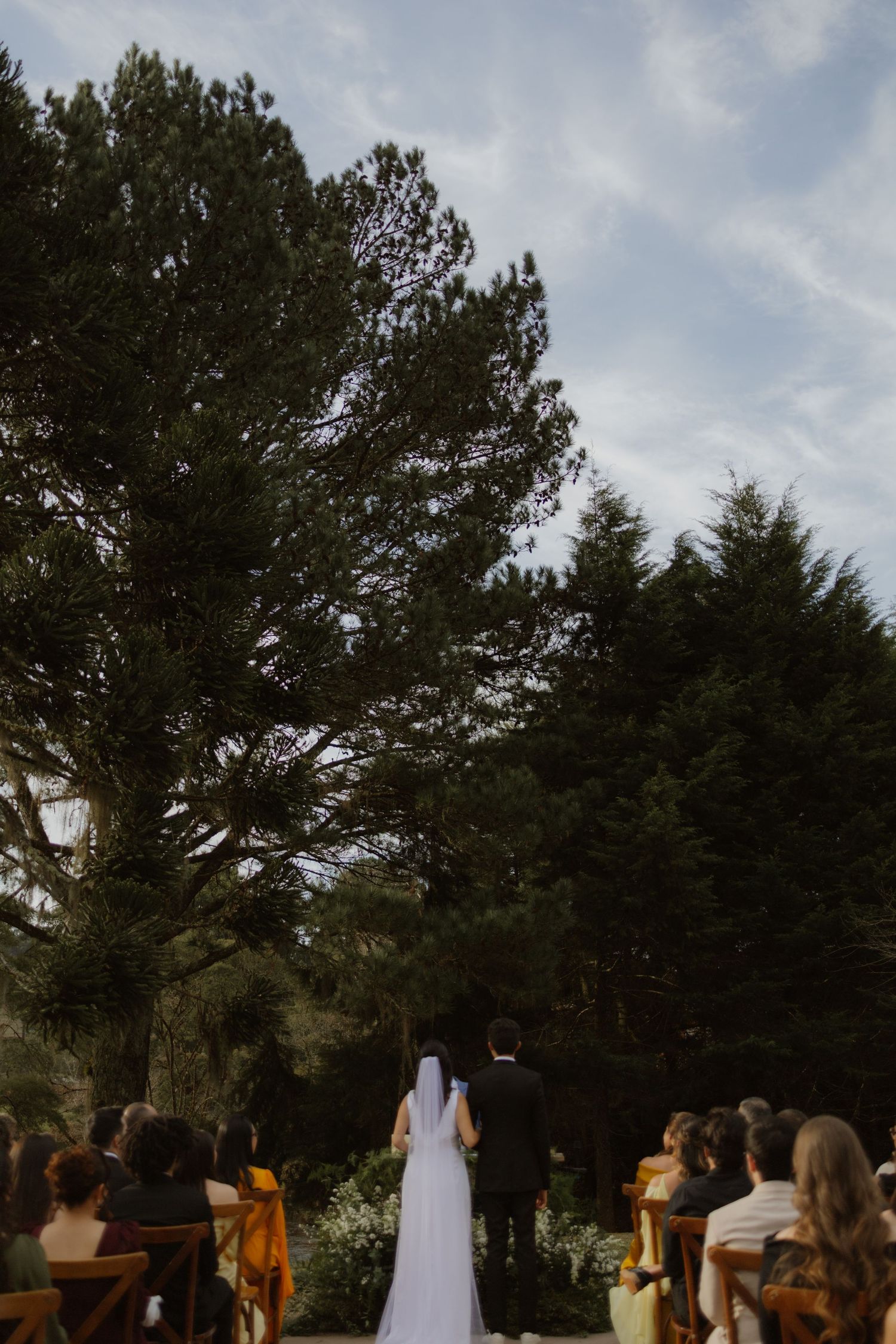 Casamento intimista no campo na serra
