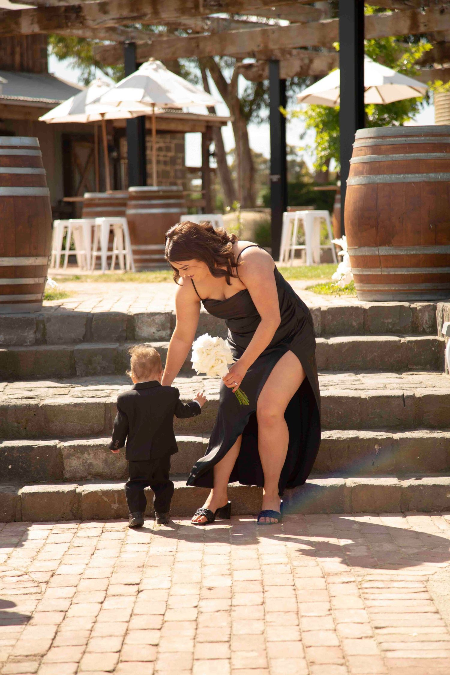 Page boy at Warrawong Estate, Victoria