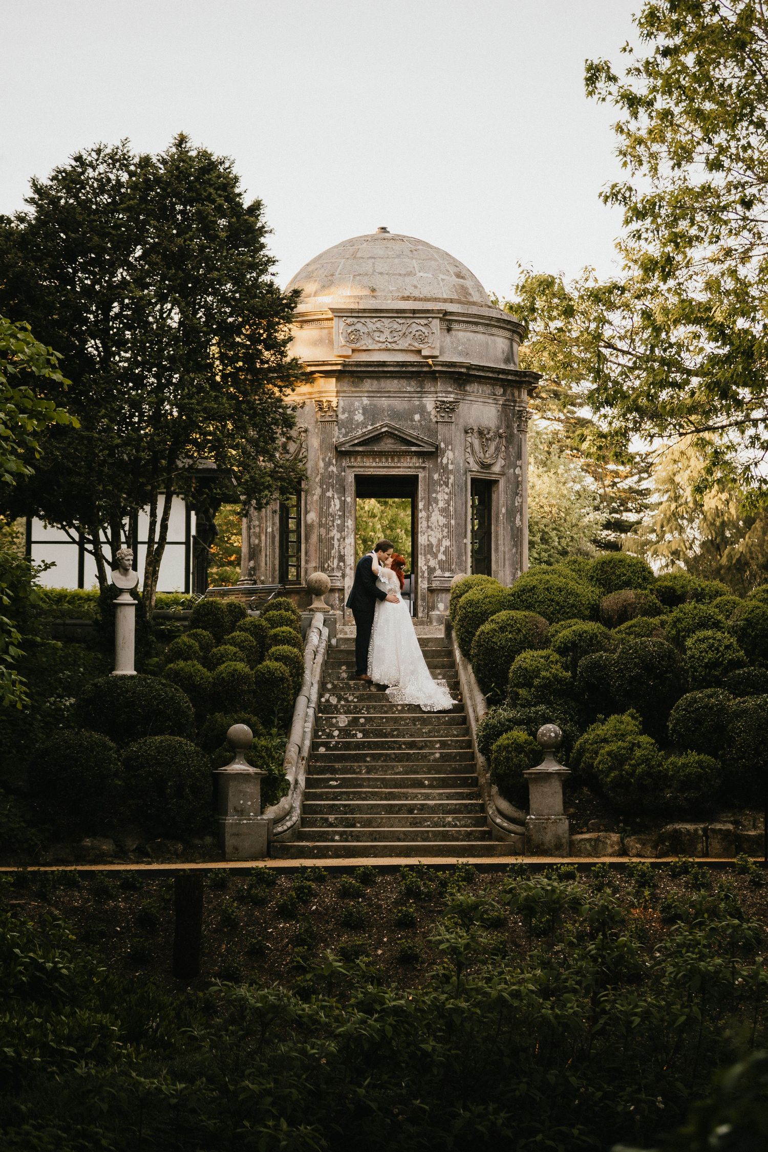 Wedding photography at the larmer tree in wiltshire