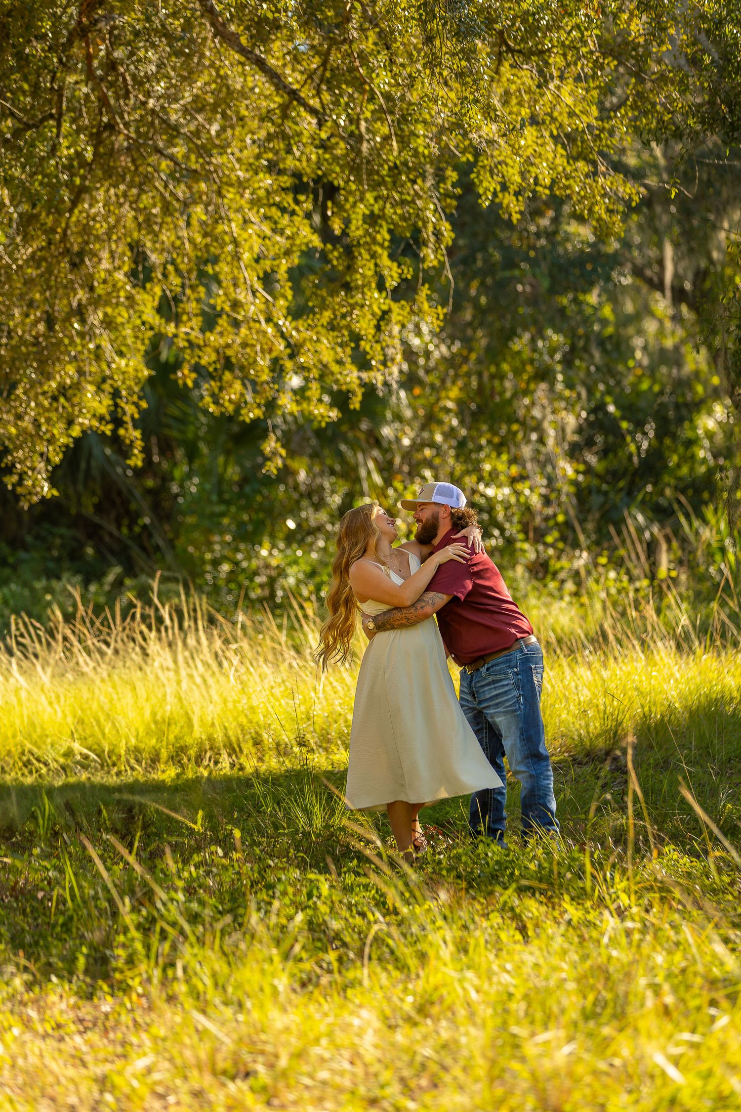 Intimate Fort Myers maternity session featuring Eric and Taylor in warm, natural light with soft, documentary-style moments.
