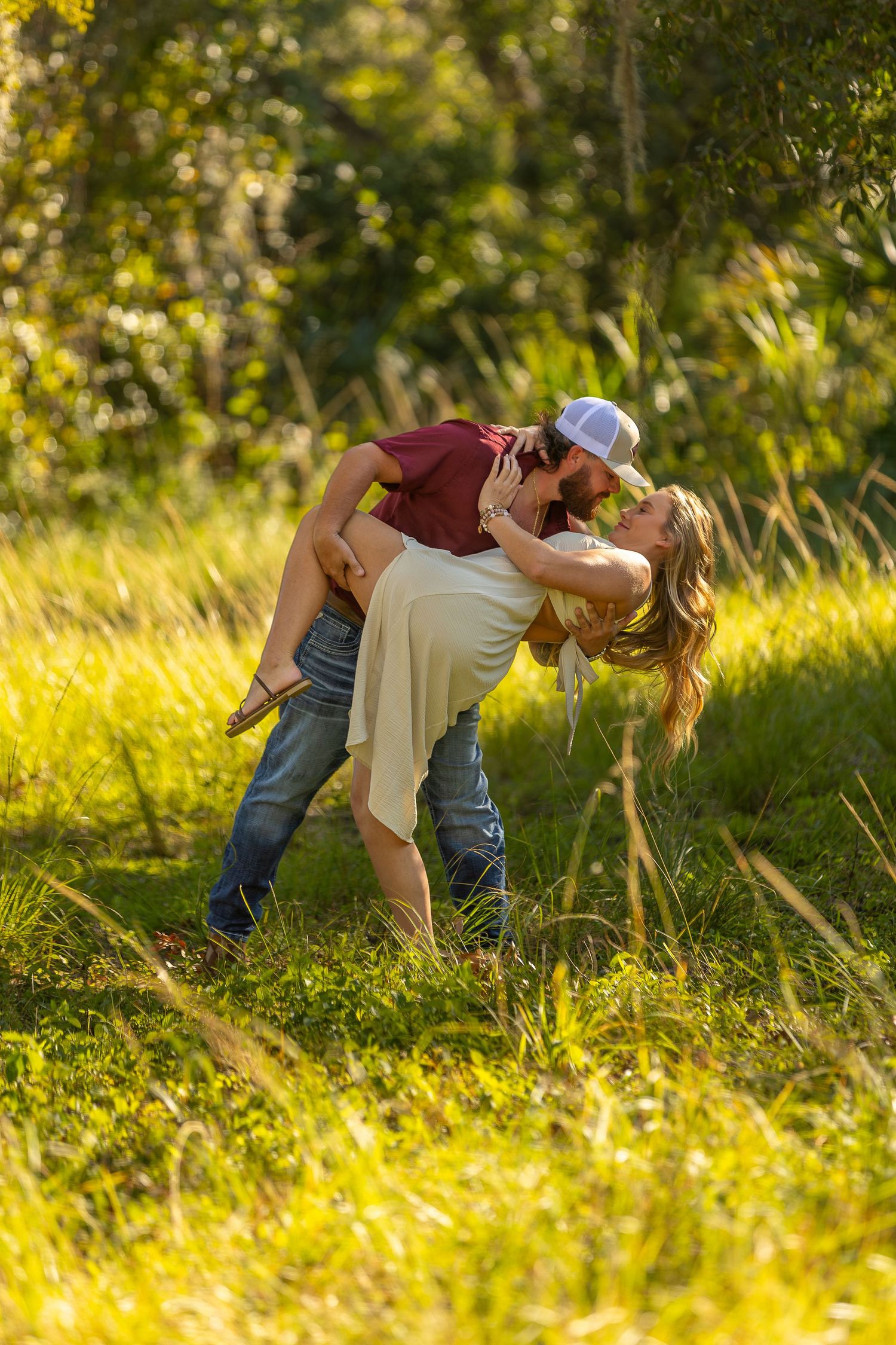 Intimate Fort Myers maternity session featuring Eric and Taylor in warm, natural light with soft, documentary-style moments.