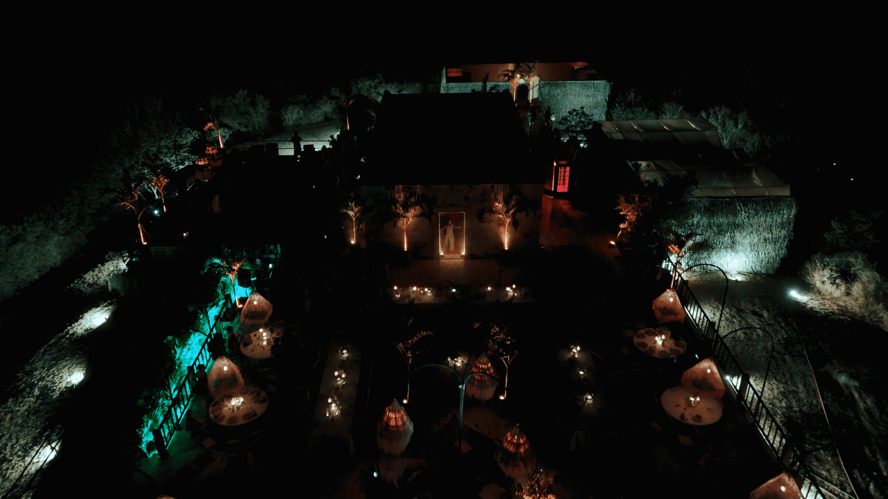 Beachfront destination wedding venue — aerial view of tropical Caribbean resort | POST-TALES WEDDS Puerto Rico.