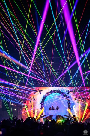 DJ Levity at the Shrine Theater in Los Angeles