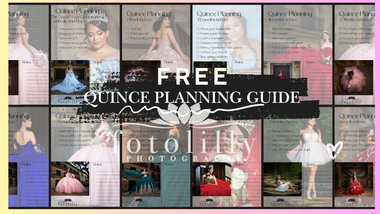 Plan My Quince™ App designed for working moms planning a quince in DFW