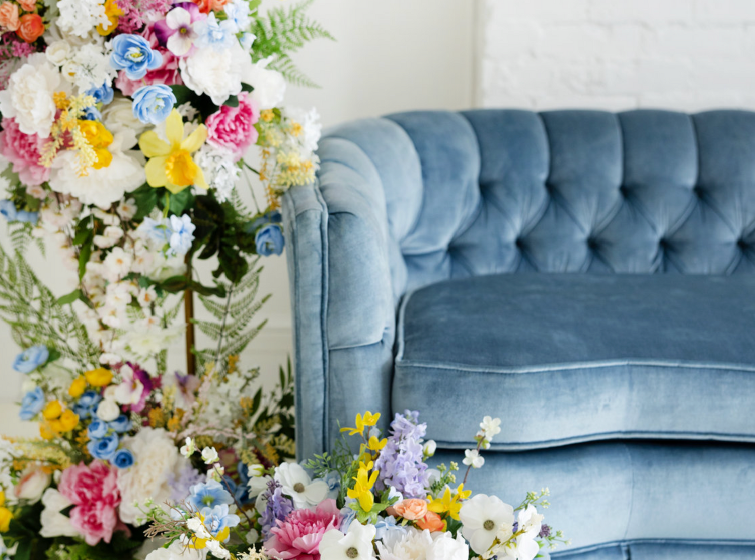 Floral Spring Studio Sessions in Middletown Ohio, perfect for family, maternity, milestone, birthday, bridal, boudoir or engagement photos.