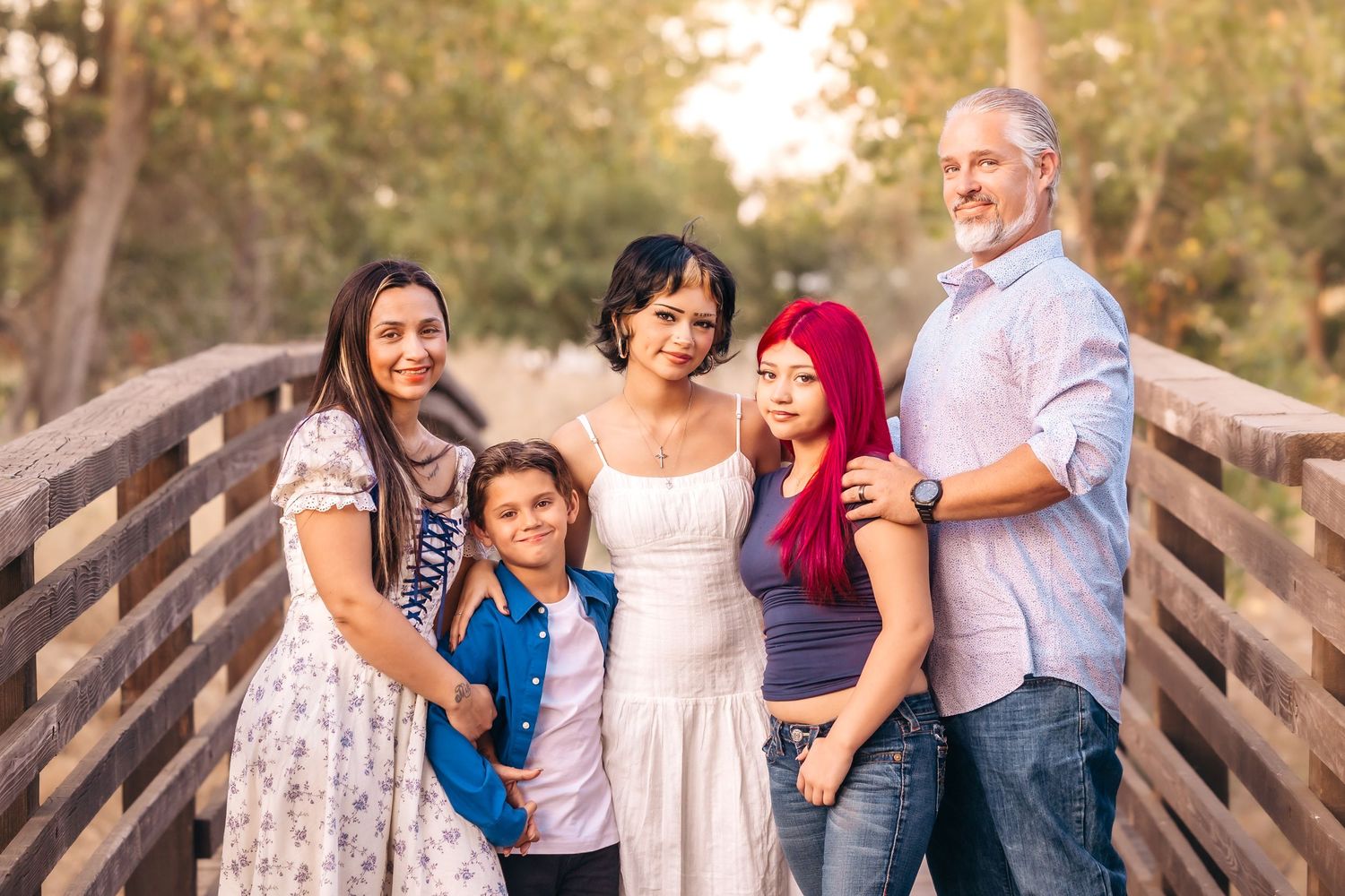 Fresno family photography golden hour field session by Colibri Captures.