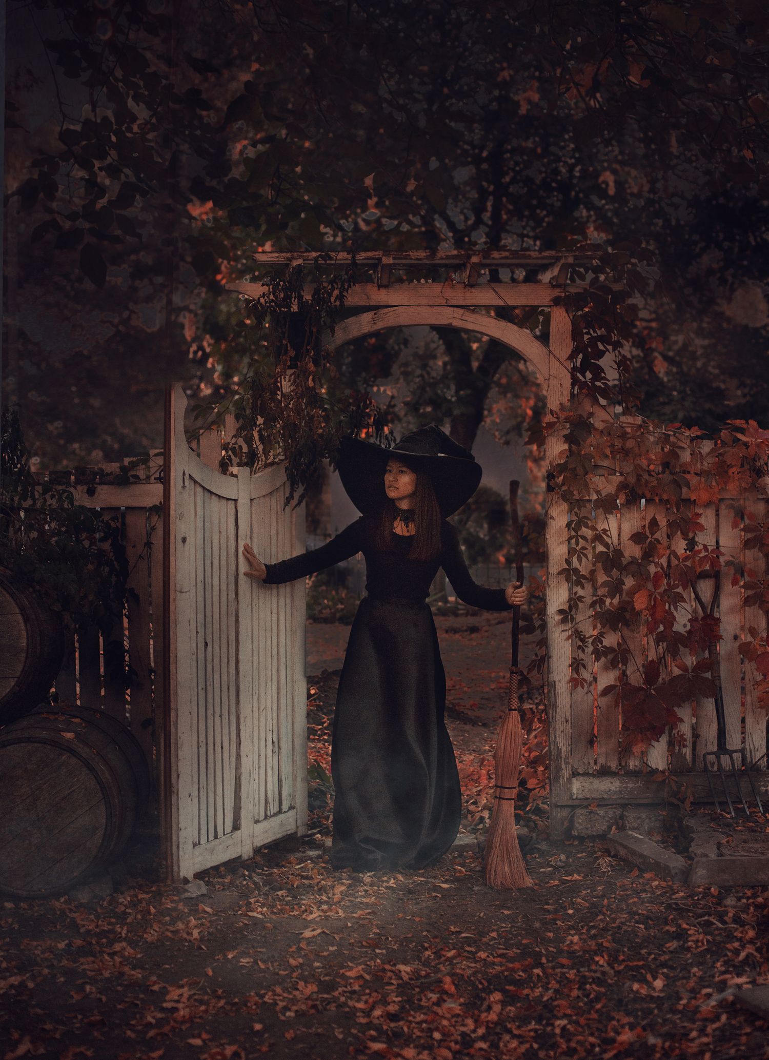 Master Mortimer's Magical Mercantile Springville, Utah witch photoshoot