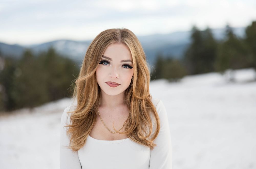 mountain senior photoshoot