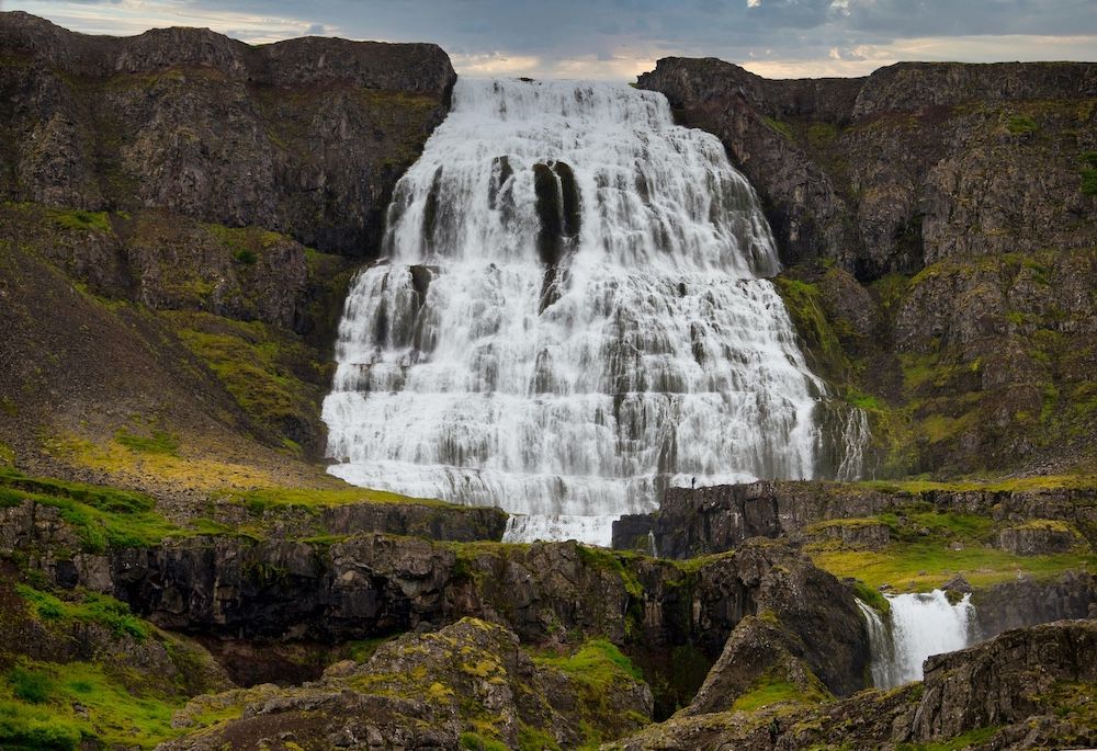 Dynjandi waterfall jewel of the westfjords