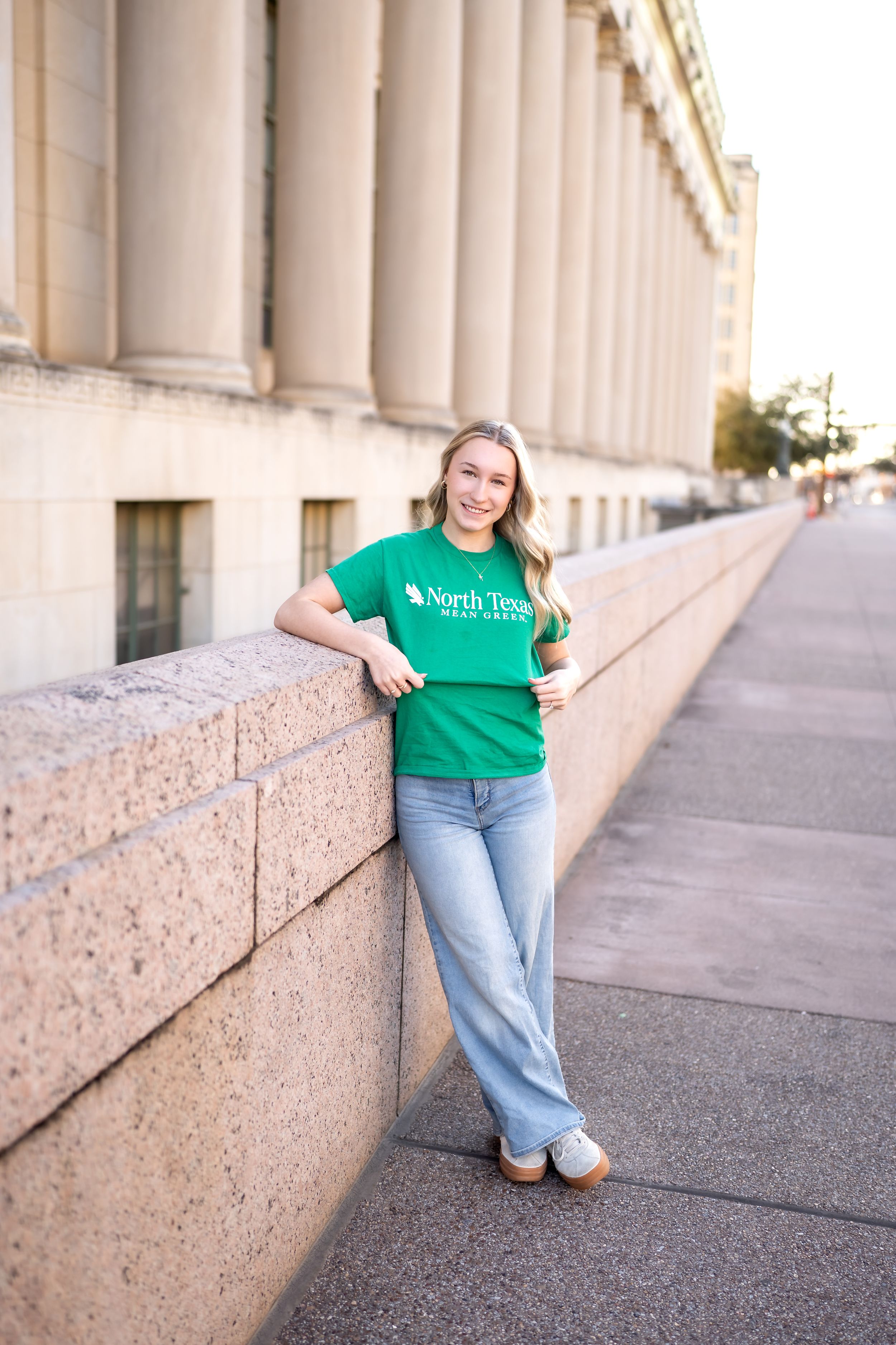 College Tee Senior Fort Worth Photographer