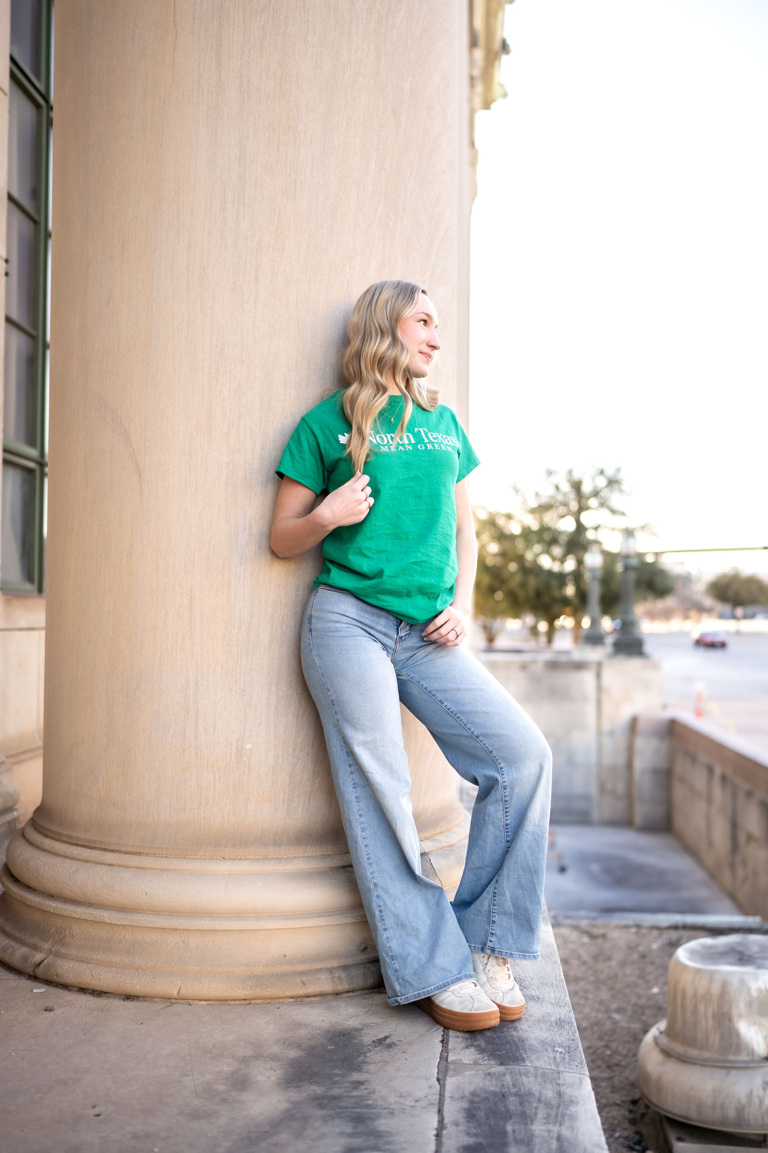 College Tee Senior Fort Worth Photographer