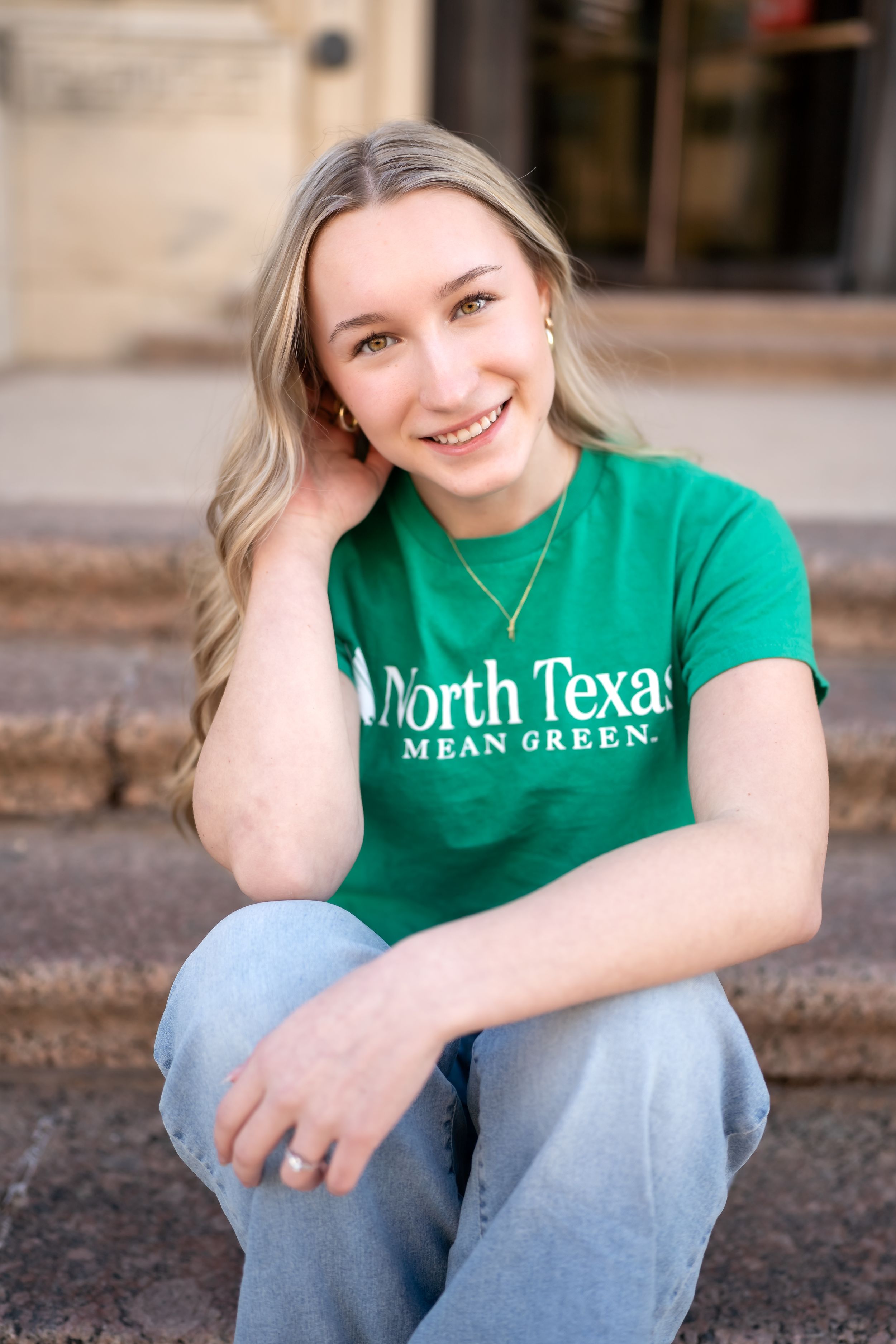 College Tee Senior Fort Worth Photographer