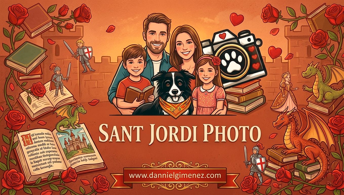 El próximo 19 de abril celebramos la fiesta más bonita de Cataluña de una forma única. Vive una experiencia fotográfica única con tu familia