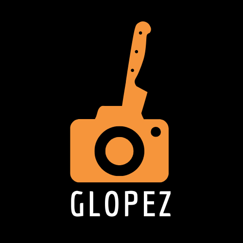 Logo Gustavo Lopez Photography. Miami Professional Food Photographer.